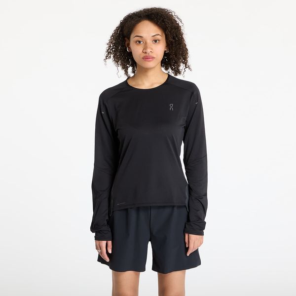 On Majica On Performance Long Sleeve Tee Black/ Eclipse L