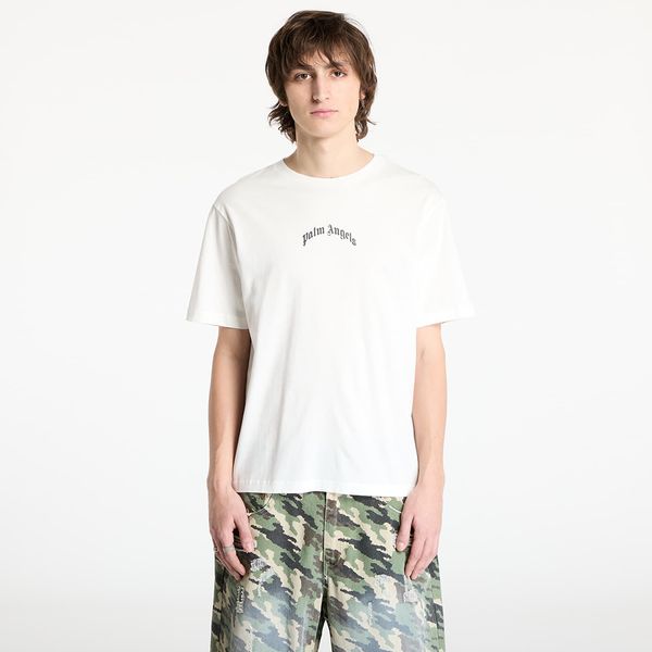 Palm Angels Majica Palm Angels Back Curved Logo Slim Tee Off White/ Black M