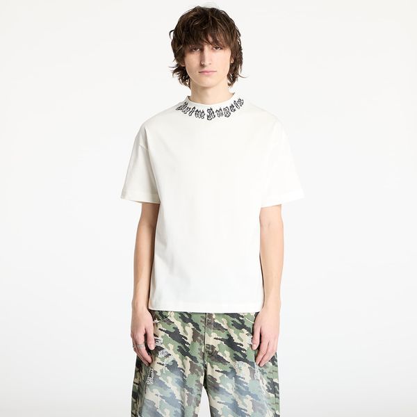 Palm Angels Majica Palm Angels Neck Logo Tee Off White/ Black M