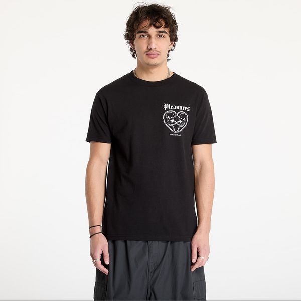 PLEASURES Majica PLEASURES Connected T-Shirt Black L