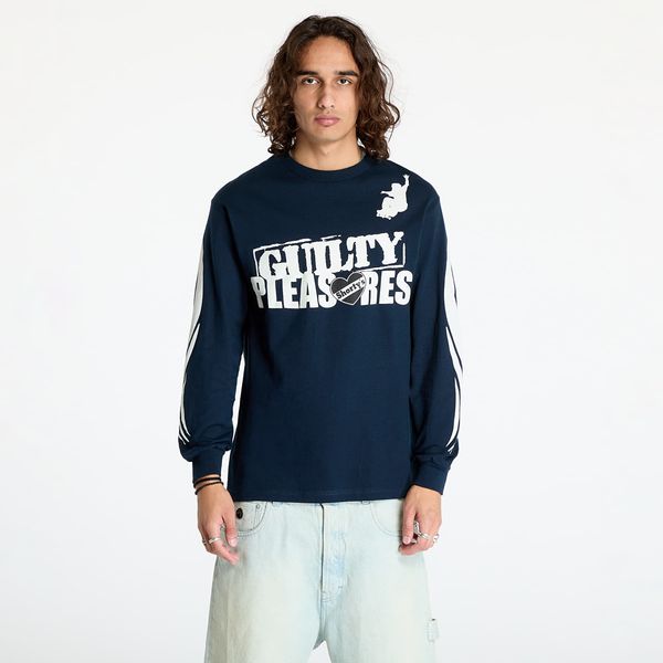 PLEASURES Majica PLEASURES Guilty Long Sleeve Tee Navy M