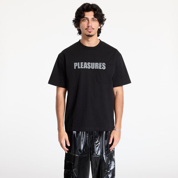 PLEASURES Majica PLEASURES Impact Pocket Heavyweight Shirt Black L