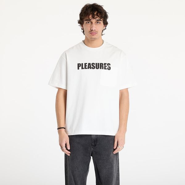 PLEASURES Majica PLEASURES Impact Pocket Heavyweight Shirt White L