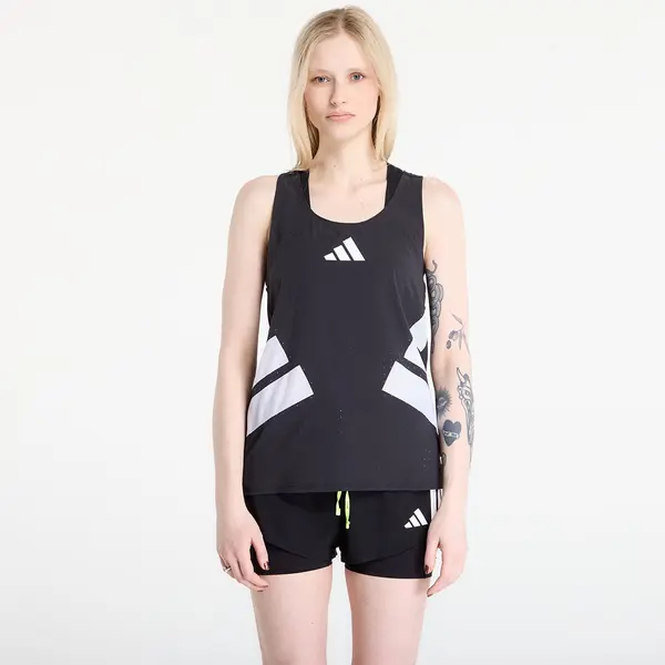 adidas Performance Majica s tankom adidas Adizero Road To Records Singlet Black XS