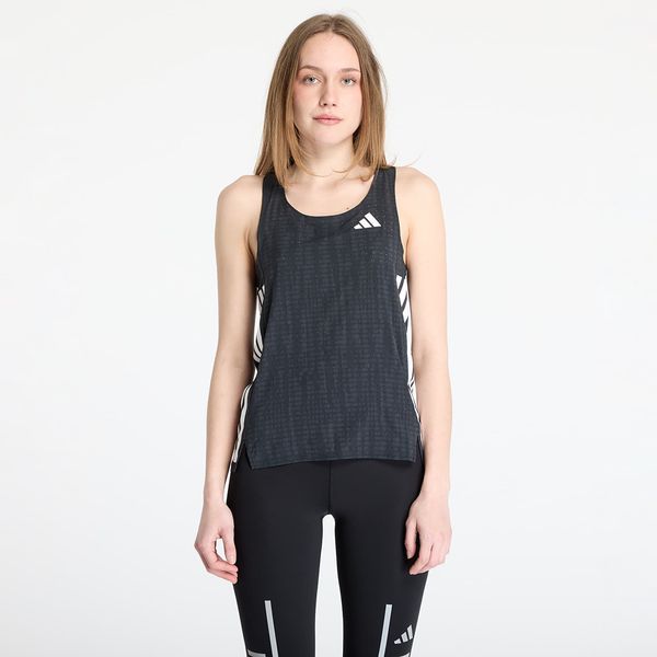 adidas Performance Majica s tankom adidas Adizero Running Singlet Top Dark Grey/ Carbon/ Black XS