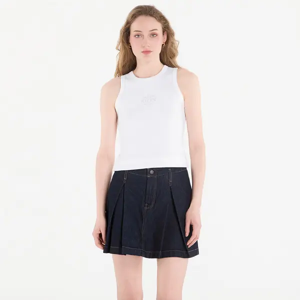 Calvin Klein Majica s tankom Calvin Klein Jeans Sl 2X2 Baby Rib Logo Crew Tank Bright White M