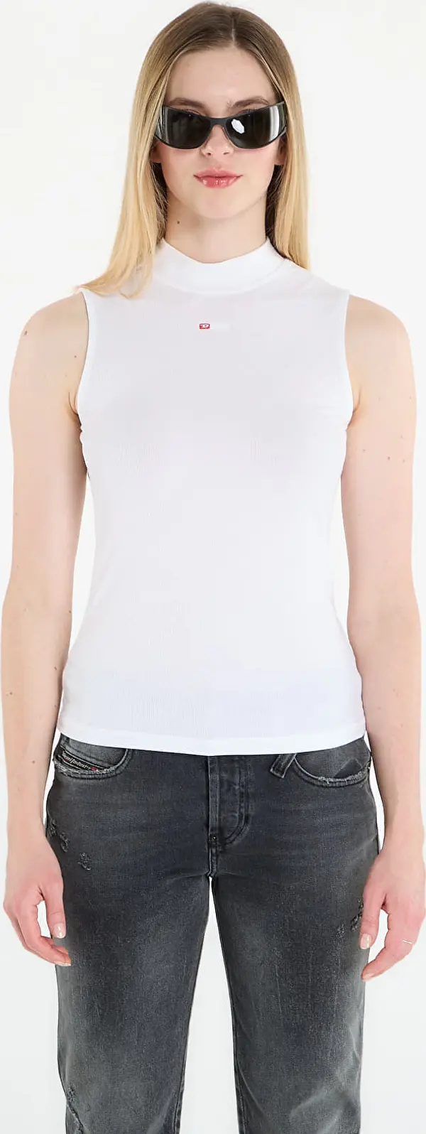 Diesel Majica s tankom DIESEL T-Mokky-Sl-Microdiv Tank Top White M