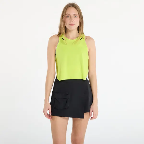 Nike Majica s tankom Nike AeroSwift Women's Dri-FIT ADV Cropped Running Tank Top Cyber/ Black M