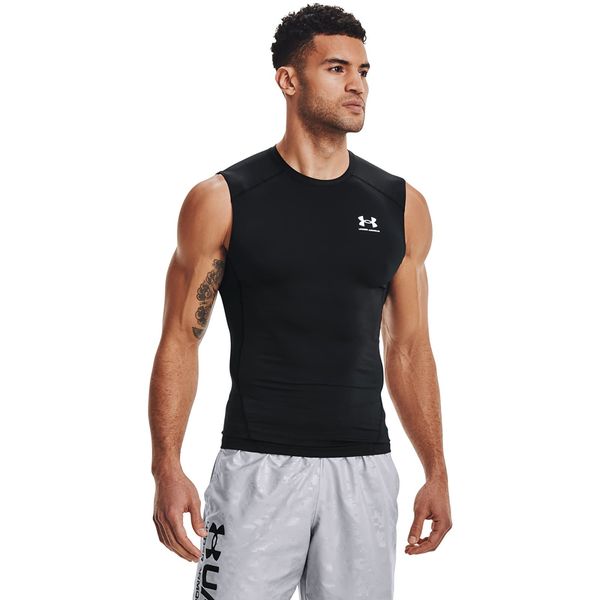 Under Armour Majica s tankom Under Armour Hg Armour Comp Sl Black/ White S