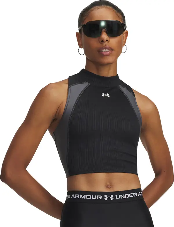 Under Armour Majica s tankom Under Armour Hg Rib Tank Black L
