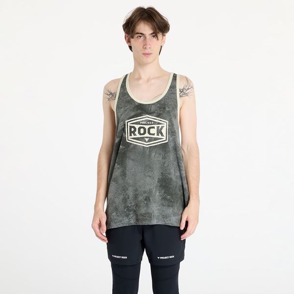 Under Armour Majica s tankom Under Armour Project Rock Racer Tank Tools Top Clay Green/ Silt L