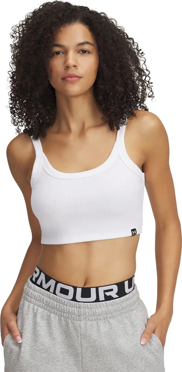 Under Armour Majica s tankom Under Armour Rival Rib Baby Tank White/ White S