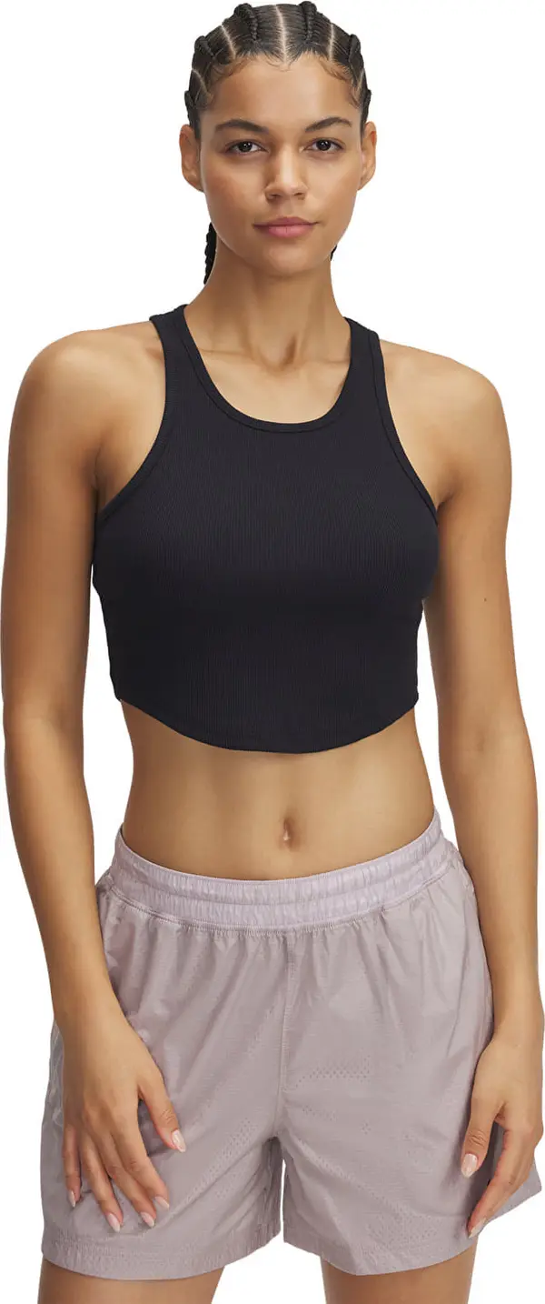 Under Armour Majica s tankom Under Armour Rival Rib Tank Black/ White M