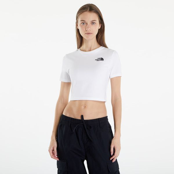 The North Face Majica The North Face Crop S/S Tee TNF White M