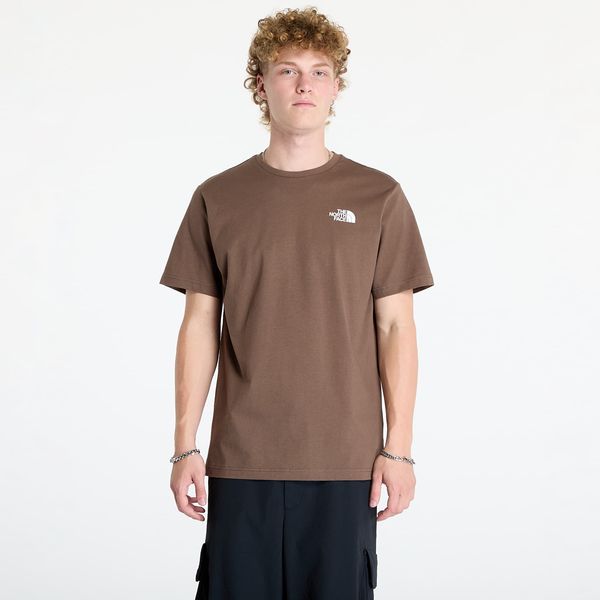 The North Face Majica The North Face M S/S Box Nse Tee Smokey Brown/Tnf Black L