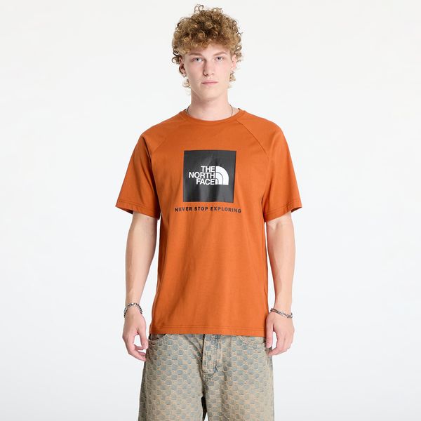 The North Face Majica The North Face M S/S Raglan Redbox Tee Earthen Copper XL