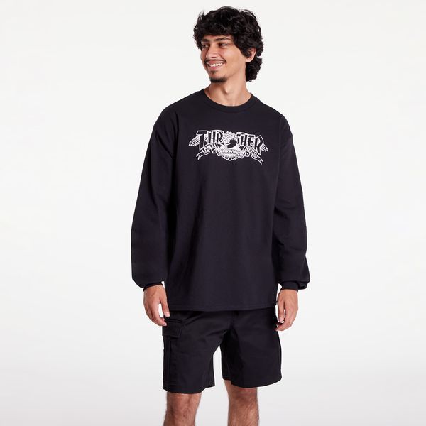 Thrasher Majica Thrasher Mag Banner Long Sleeve Tee Black L