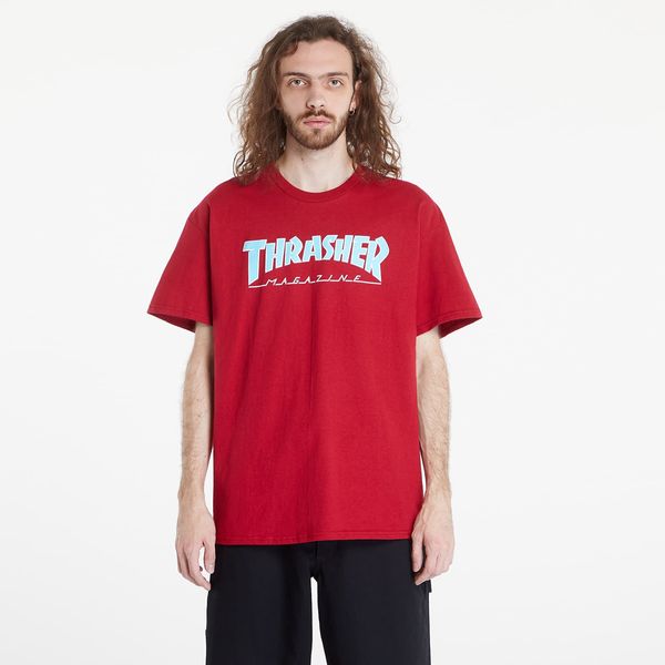 Thrasher Majica Thrasher Outlined T-Shirt Cardinal L