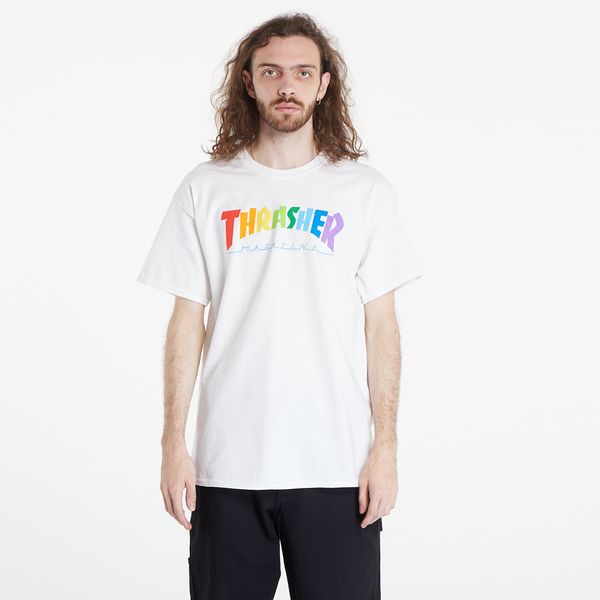 Thrasher Majica Thrasher Rainbow Mag Tee White L