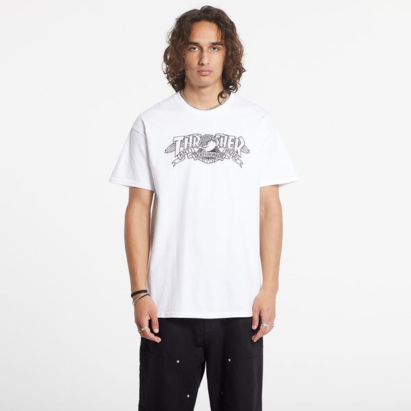 Thrasher Majica Thrasher T-Shirt Mag Banner For. White L