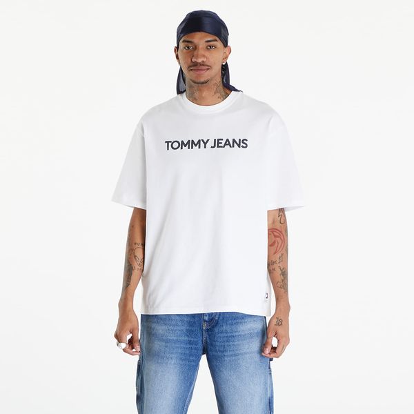 Tommy Hilfiger Majica Tommy Jeans Logo Oversized Fit T-Shirt White XL