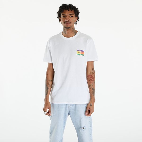 Tommy Hilfiger Majica Tommy Jeans Oversized Serif Flag Back Logo T-Shirt White XL