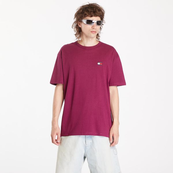 Tommy Hilfiger Majica Tommy Jeans Regular Badge Tee Valley Grape S