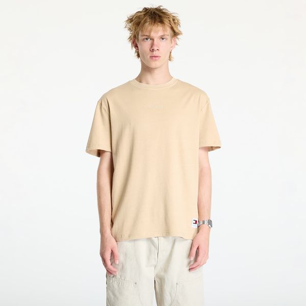 Tommy Hilfiger Majica Tommy Jeans Regular Classic Tee Beige L