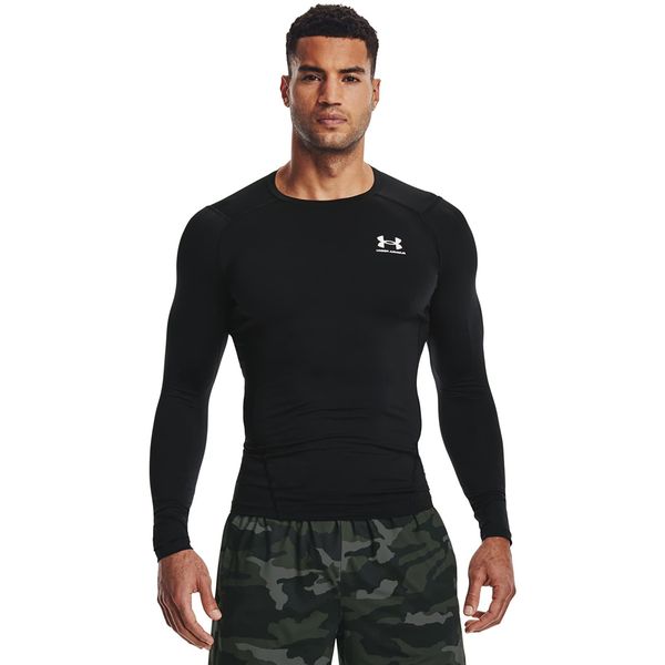 Under Armour Majica Under Armour Hg Armour Comp LS Black/ White XL