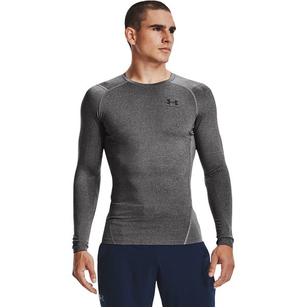 Under Armour Majica Under Armour Hg Armour Comp LS Carbon Heather/ Black XS