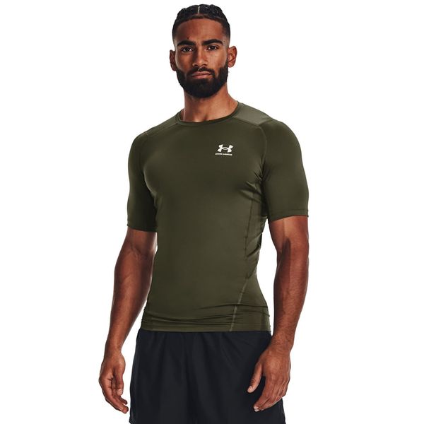 Under Armour Majica Under Armour HG Armour Comp SS Green XXXL