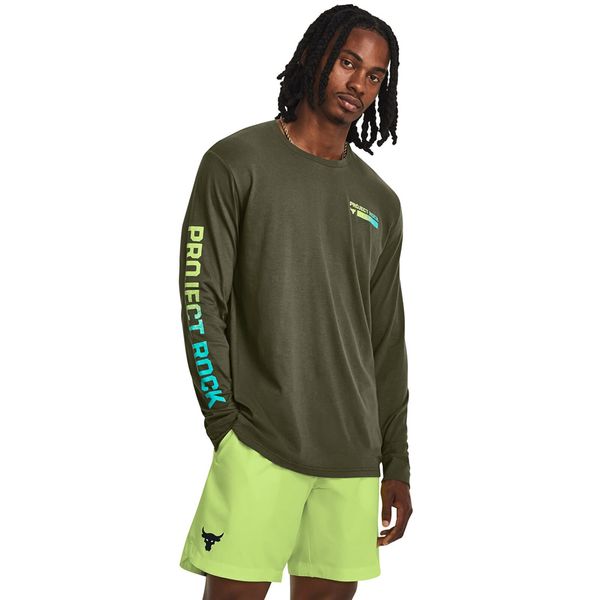 Under Armour Majica Under Armour PJT ROCK BRAHMA LS Green XXL