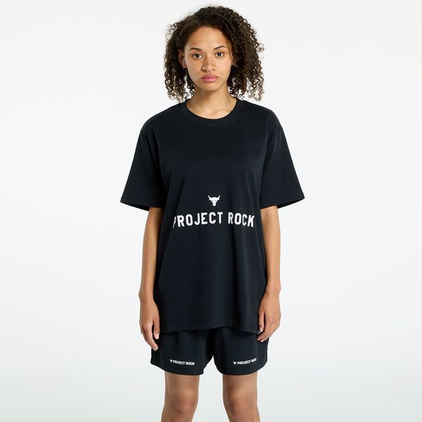 Under Armour Majica Under Armour Project Rock Campus Q3 T-Shirt Black/ White XS