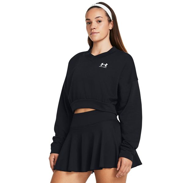 Under Armour Majica Under Armour Rival Terry OS Crop Crw Black S