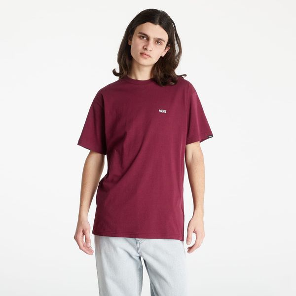 Vans Majica Vans Left Chest Logo Tee Burgundy L