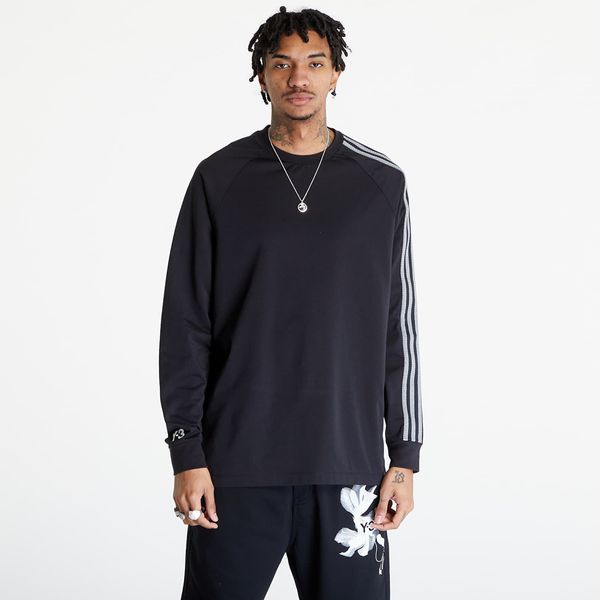 Y-3 Majica Y-3 3-Stripes Longsleeve Tee UNISEX Black/ Owhite L