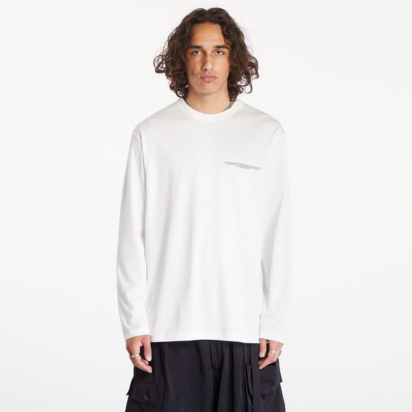 Y-3 Majica Y-3 Logo Long Sleeve Tee UNISEX Core White M