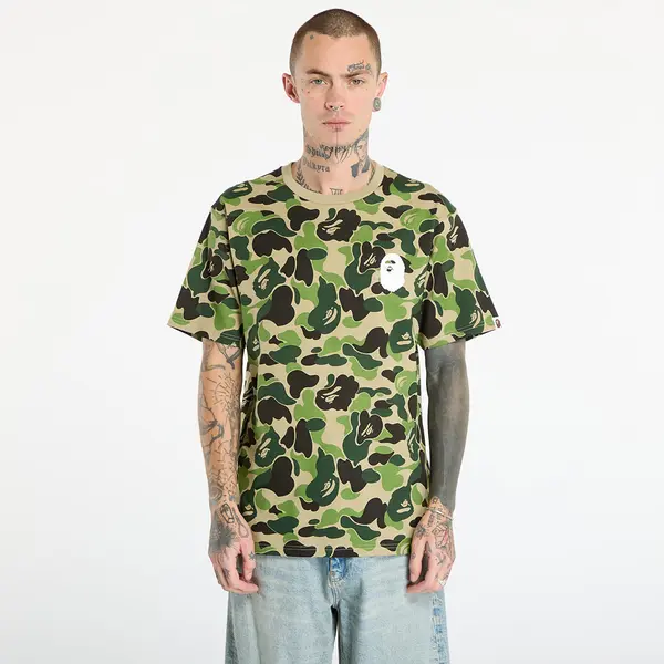 A BATHING APE Majice A BATHING APE Abc Camo Asnka Tee UNISEX Green M