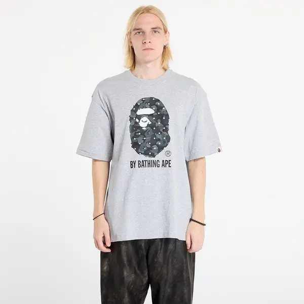 A BATHING APE Majice A BATHING APE Abc Dot Camo By Bathing Ape Relaxed Fit Tee Gray XL