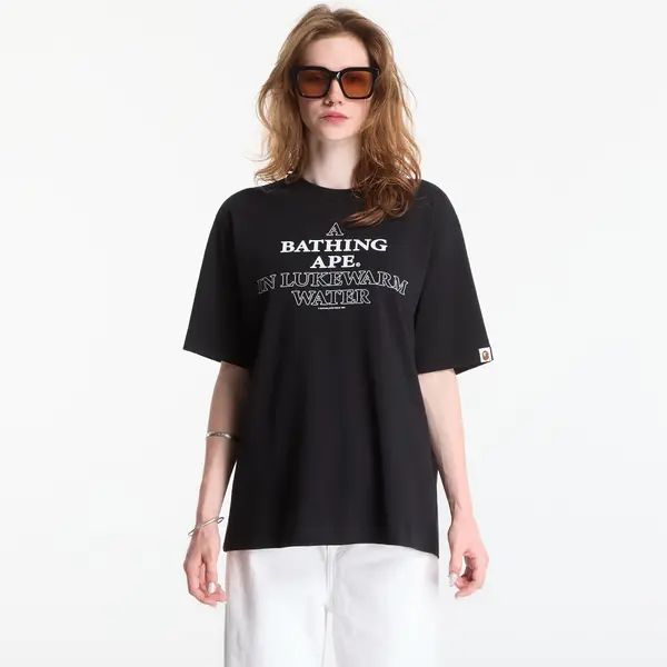 A BATHING APE Majice A Bathing Ape Ape Head A Bathing Ape Relaxed Fit Tee UNISEX Black XL