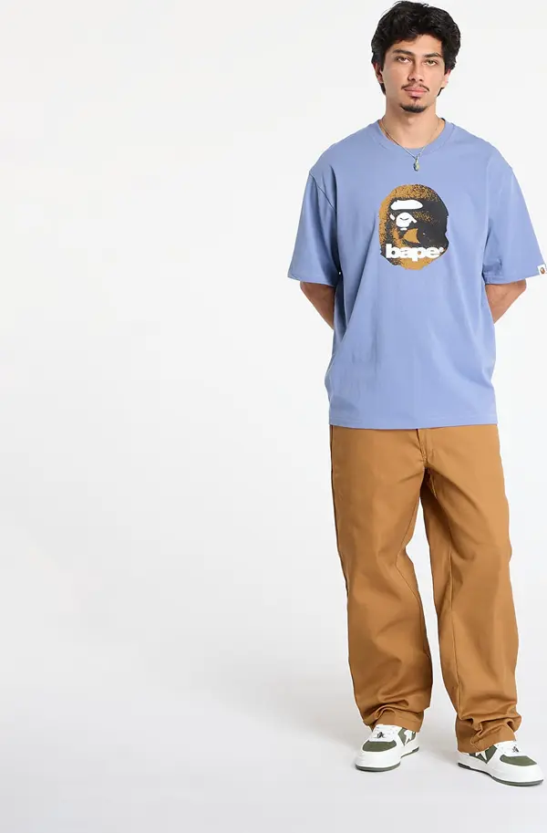 A BATHING APE Majice A BATHING APE Ape Head Relaxed Fit Tee Navy S