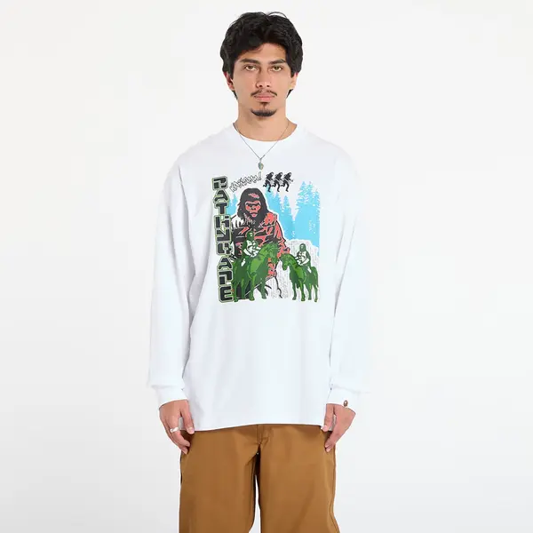 A BATHING APE Majice A BATHING APE Bape Graphic Relaxed Fit Ls Tee White S
