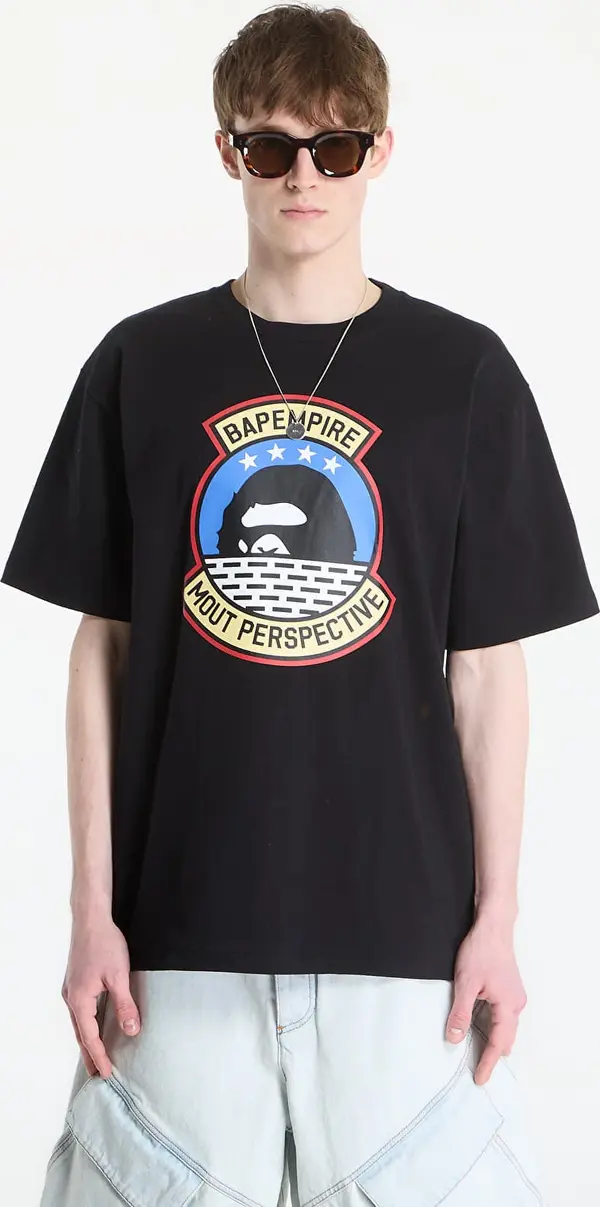 A BATHING APE Majice A BATHING APE Bapempire Logo Tee UNISEX Black XXL