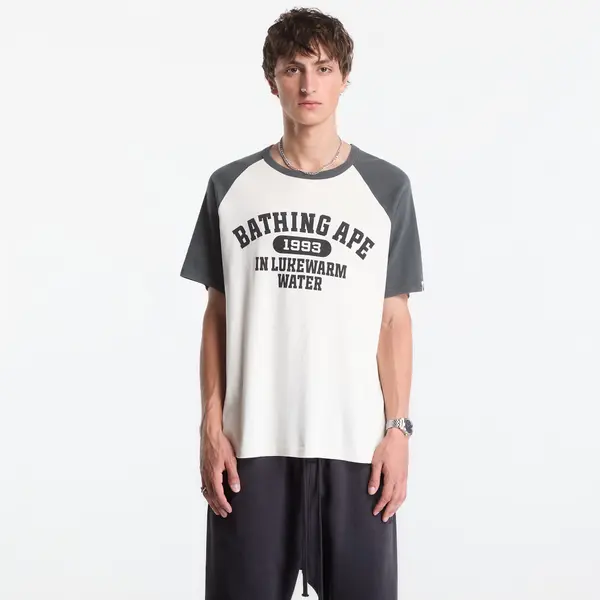 A BATHING APE Majice A Bathing Ape Bathing Ape Raglan Tee UNISEX Charcoal M