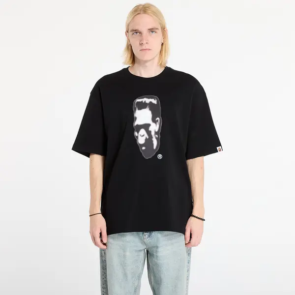 A BATHING APE Majice A BATHING APE City Camo Frankenstein Relaxed Fit Tee Black L