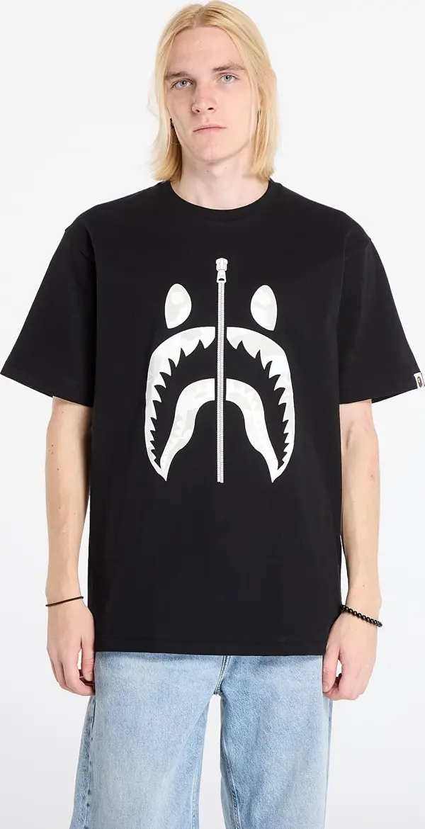 A BATHING APE Majice A BATHING APE City Camo Shark Tee UNISEX Black S