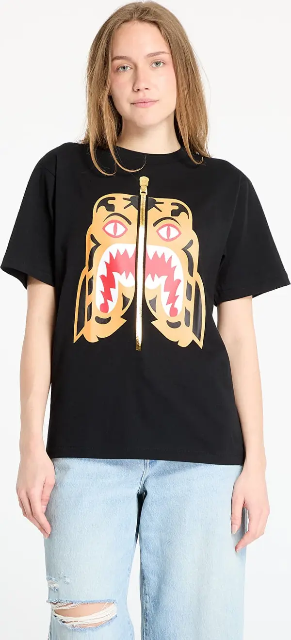 A BATHING APE Majice A BATHING APE Colors Tiger Tee UNISEX Black M