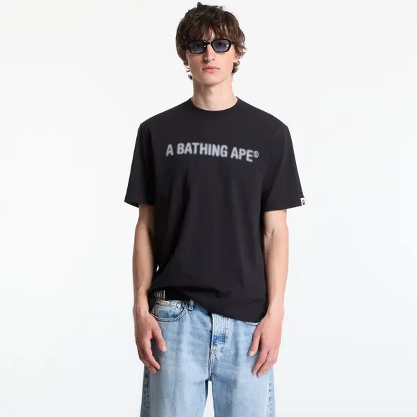 A BATHING APE Majice A BATHING APE Heavy Wash Bathing Ape Shrunk Fit Tee UNISEX Black M