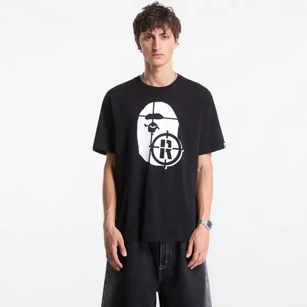A BATHING APE Majice A Bathing Ape Hunting Ape Head Tee UNISEX Black M