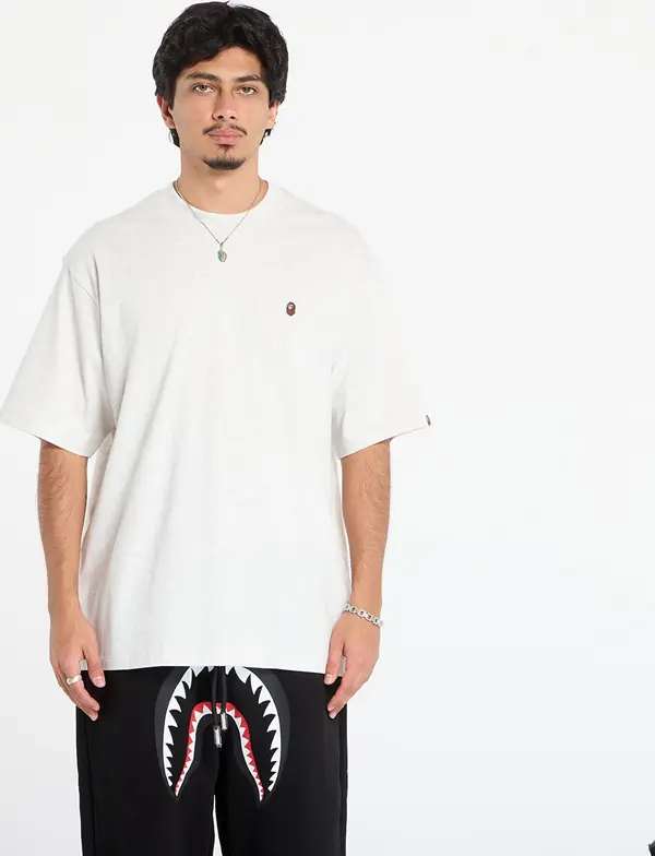 A BATHING APE Majice A BATHING APE One Point Relaxed Fit Tee Gray XXL